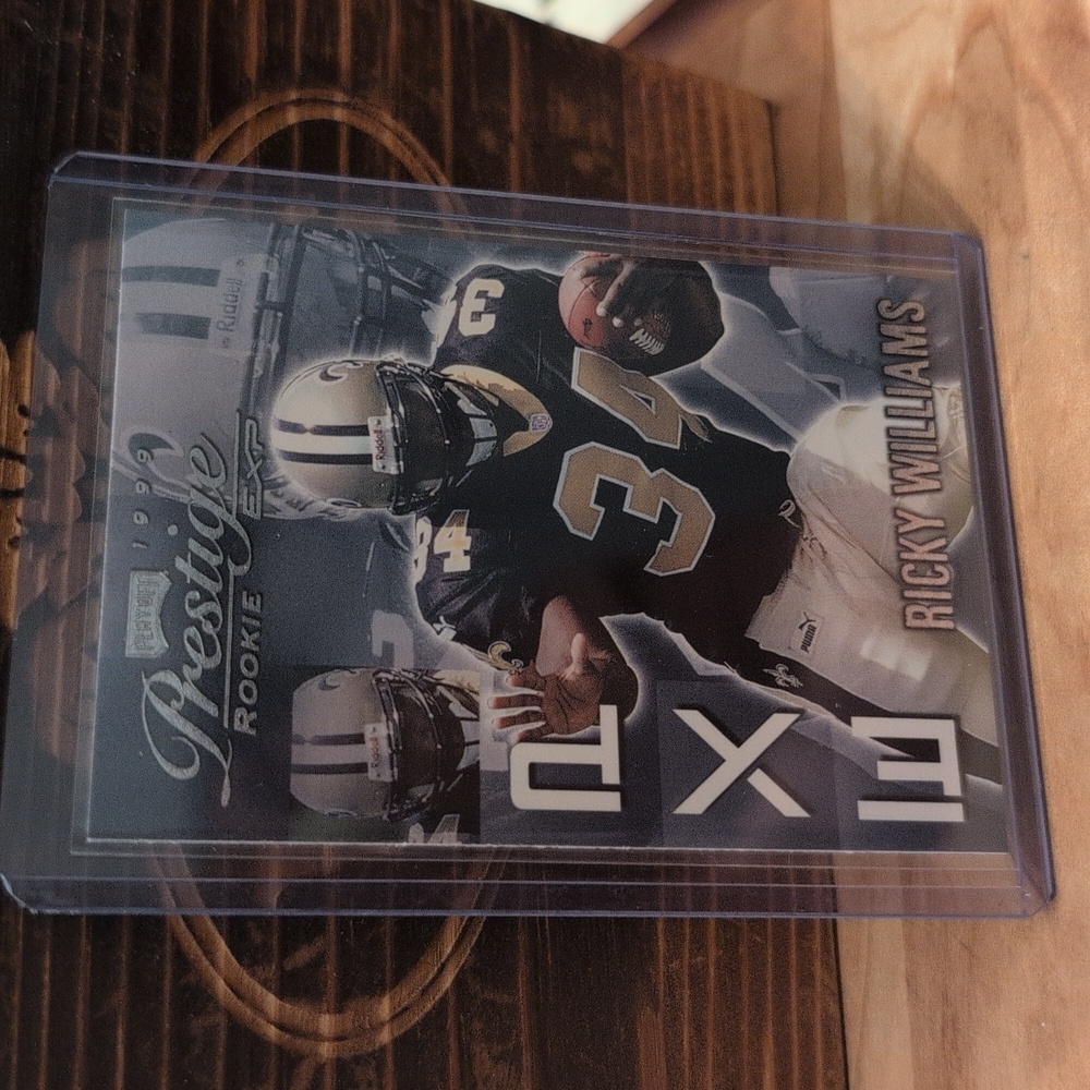 1999 Playoff Prestige Ricky Williams Rookie Card Saints Dolphins